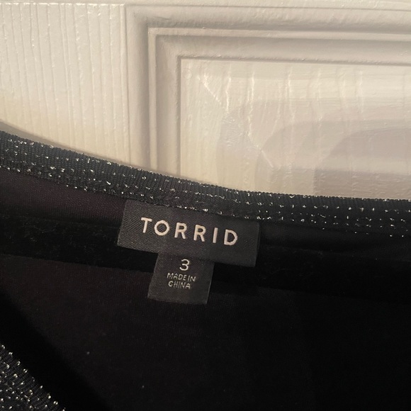 Gray silver glitter dress - Picture 3 of 3